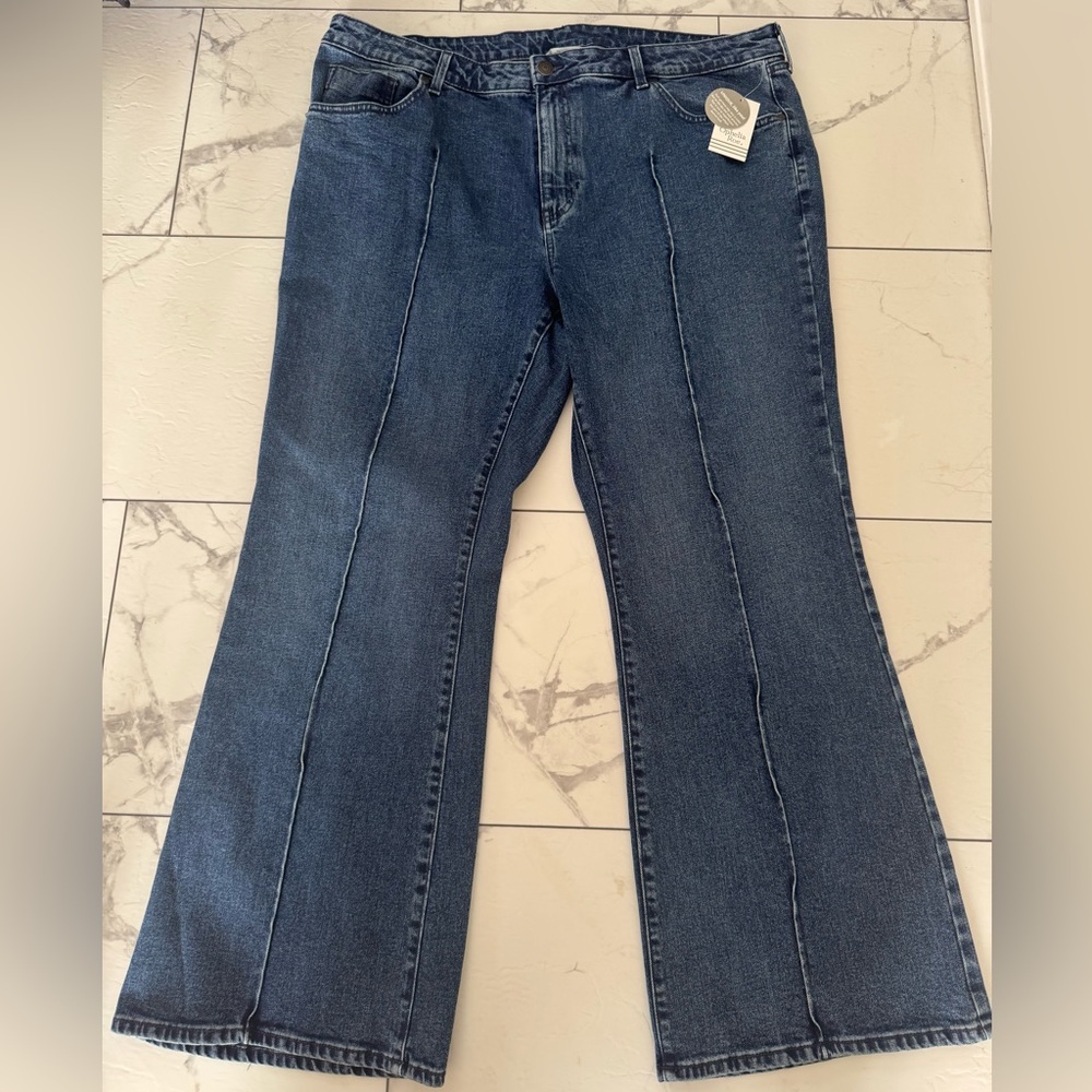 Ophelia Roe Denim Flare Wide Leg Jeans